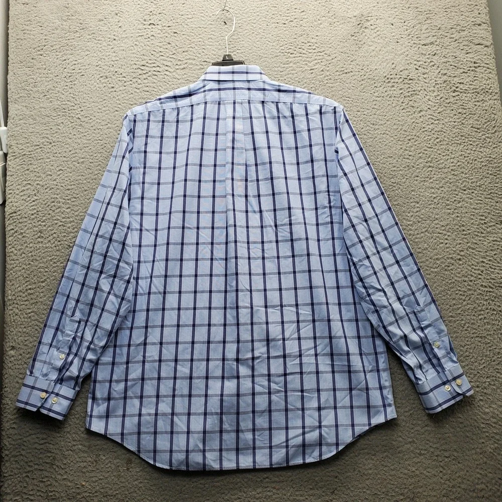 Banana Republic Shirt Men XL Multi Plaid Non-Iron Classic Fit Collared Button-Up